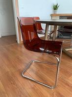 Chaises vintages chromées, Huis en Inrichting, Stoelen, Ophalen, Gebruikt, Bruin, Vintage