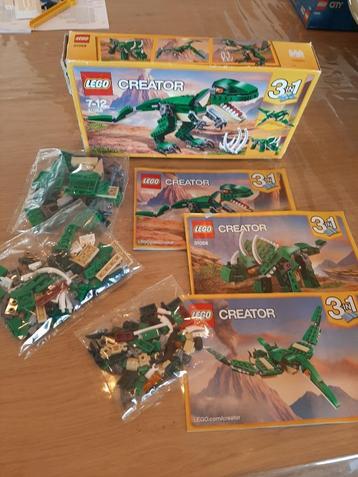 Lego Creator set 31058 Mighty Dinosaurs + doos en sealed beschikbaar voor biedingen