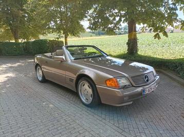 Mercedes Benz SL300-24 (1992) avec toit rigide et support, Autos, Cuir, Achat, Autres couleurs, 170 kW