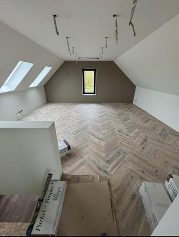 Eiken parket Farm-Herringbone Visgraat beschikbaar voor biedingen