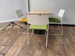 Stapelbare stoelen groen geel, Antiek en Kunst, Ophalen