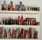 Unieke verzameling - 187 Coca-Cola blikken en flessen, Verzamelen, Ophalen, Gebruikt