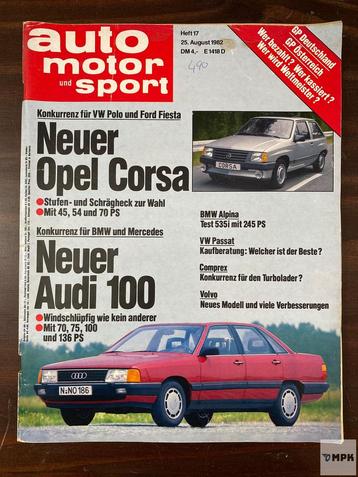Magazine Auto Motor Und Sport 1982 #17 Duits beschikbaar voor biedingen