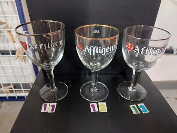Verres à bière Affligem plus anciens, Enlèvement ou Envoi, Comme neuf, Verre à bière