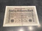 Allemagne 50 millions de marks 1923, Timbres & Monnaies, Billets de banque | Europe | Billets non-euro, Enlèvement ou Envoi, Allemagne