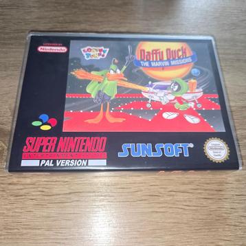 Daffy Duck: The Marvin Missions SNES Game Case beschikbaar voor biedingen