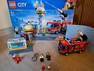 Lego City - Brand bij het hamburgerkraam (60214) beschikbaar voor biedingen