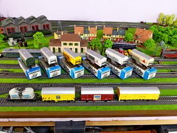 Märklin lot de 10 wagons marchandises  beschikbaar voor biedingen