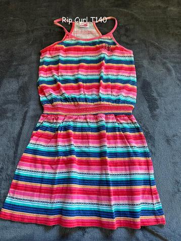 Rip Curl kleurrijke zomerjurk met elastische taille T110 beschikbaar voor biedingen