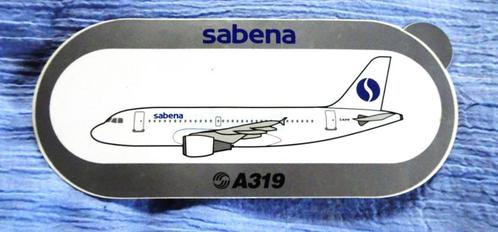 SN Sabena Zelfklever A319, Verzamelen, Luchtvaart en Vliegtuigspotten, Nieuw, Patch, Badge of Embleem, Verzenden