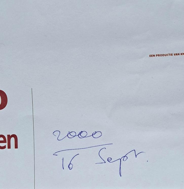 Wim Delvoye ORIGINEEL gesigneerde/gedateerde affiche 2000, Antiquités & Art, Art | Peinture | Moderne, Enlèvement ou Envoi