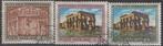 VATICAAN 1964 - Nubian Monument - Yvert 447-449, Ophalen of Verzenden, Gestempeld