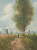 Paul Schouten (1860-1922): Landelijke scene (O/D, 83x103cm), Antiek en Kunst, Ophalen