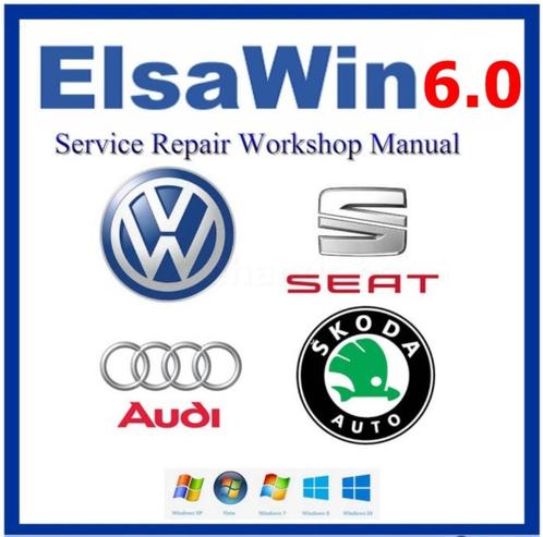 ELSAWIN + ETKA 2025 VW AUDI SEAT SKODA - USB STICK, Auto-onderdelen, Elektronica en Kabels, Audi, BMW, Citroën, Mazda, Mercedes-Benz