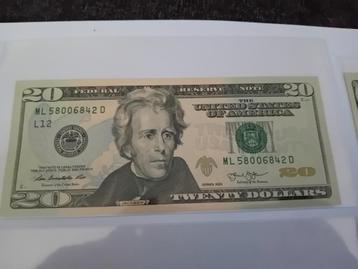 20 dollar unc 2003 