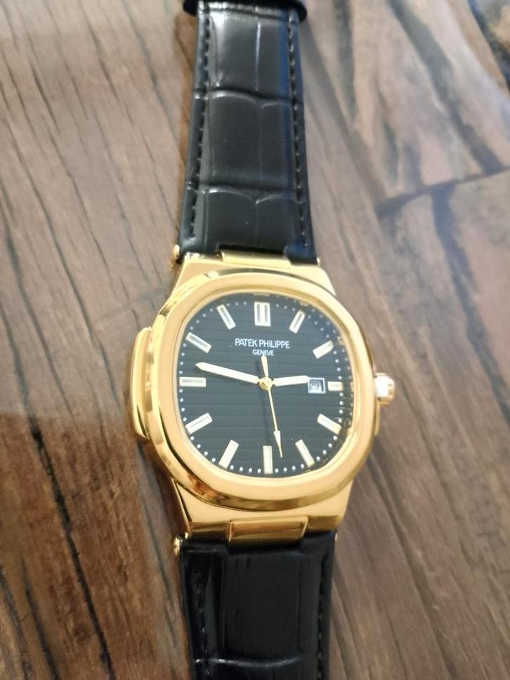 Patek Philippe Nautilus, Handtassen en Accessoires, Horloges | Heren, Ophalen of Verzenden