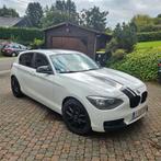 Bmw 114d, Auto's, Euro 5, Zwart, Wit, 5 deurs