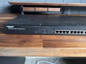 Black Box – 12-Port PoE Gigabit L2 Managed Switch beschikbaar voor biedingen