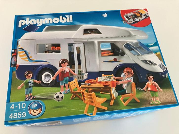 Playmobil 4859 Grand camping-car familial, Kinderen en Baby's, Speelgoed | Playmobil, Zo goed als nieuw, Complete set, Ophalen