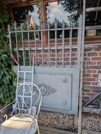 Klassieke Franse smeedijzeren dubbele poort ., Tuin en Terras, Ophalen, Gebruikt
