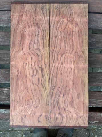 Lot de 2 planches en bubinga (2 sets disponibles en photo) beschikbaar voor biedingen