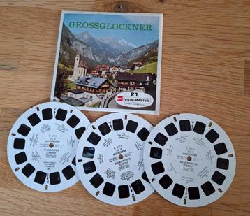 Viewmaster set Grossglockner 3 disques, Enlèvement ou Envoi, Comme neuf