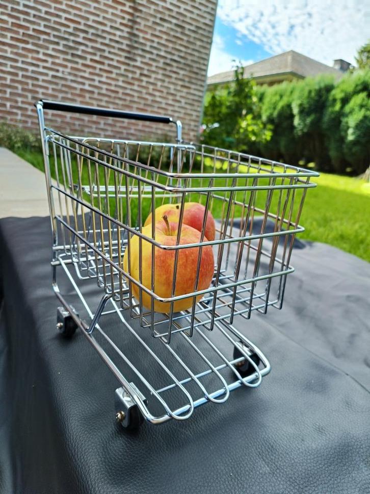 panier à fruits caddie, Huis en Inrichting, Woonaccessoires | Schalen en Manden, Zo goed als nieuw, Mand, Rechthoekig, Overige materialen