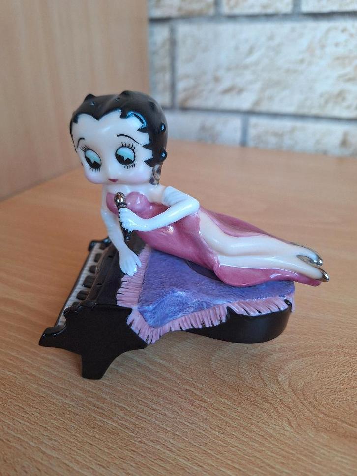 Betty Boop zingt op de piano Ed limited 2000, Verzamelen, Beelden en Beeldjes, Nieuw, Mens, Ophalen of Verzenden
