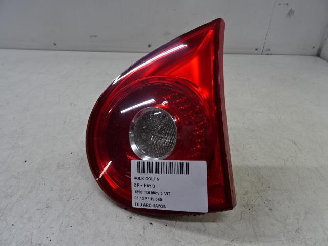 ACHTERLICHT RECHTS ACHTERKLEP Volkswagen Golf V (1K1), Auto-onderdelen, Verlichting, Volkswagen, Gebruikt