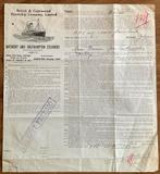 Document ANTWERP AND SOUTHAMPTON STEAMERS 1934, Ophalen of Verzenden, Zo goed als nieuw