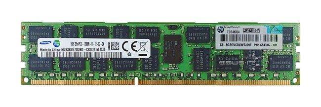 16GB 2Rx4 PC3-12800R DDR3-1600 ECC, Samsung / HP, Computers en Software, RAM geheugen