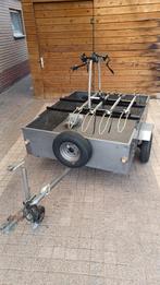 Bagageaanhangwagen met fietsendrager voor 4 fietsen, Auto diversen, Aanhangers en Bagagewagens, Ophalen, Gebruikt
