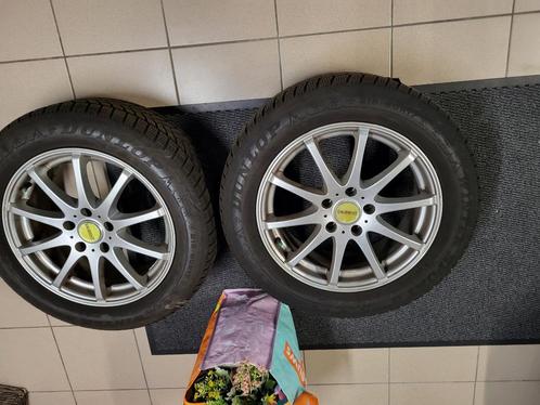 winterbanden op velg Toyota C-HR SUV, Auto-onderdelen, Banden en Velgen, Banden en Velgen, Winterbanden, 17 inch, 215 mm, Gebruikt