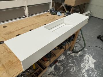 Maatwerk in corian badkamermeubelen en wastafels, Enlèvement, Neuf, Lavabo ou Évier