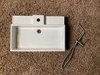 Lavabo en kraan, Doe-het-zelf en Bouw, Ophalen, Gebruikt, Steen, Wastafel