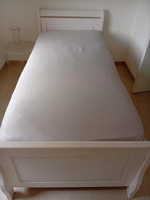 Home24  -  90x200, Huis en Inrichting, Slaapkamer | Bedden, Nieuw, Hout, Wit, Ophalen