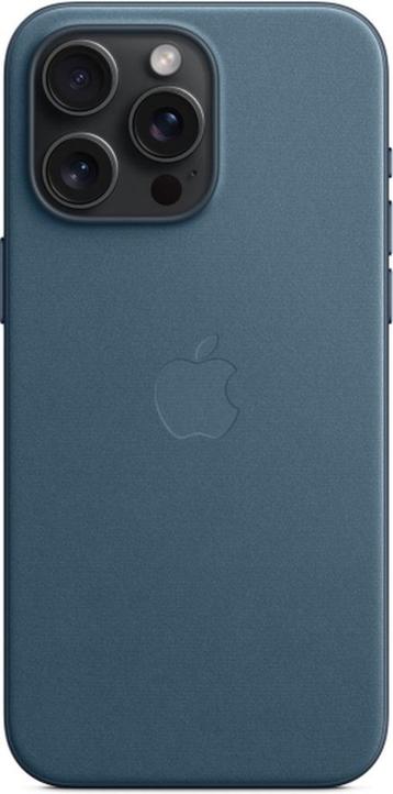 Apple cover officielle Tissage fin Bleu (15 pro max) neuf disponible aux enchères