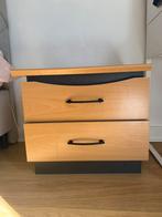 2 houten nachtkastjes, Huis en Inrichting, Ophalen