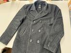 SUPERDRY Merchant Line Coat Premium Naval Melton XL Jas wol, Grijs, Ophalen of Verzenden, Maat 56/58 (XL), Zo goed als nieuw