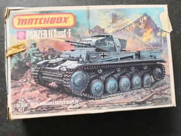 Matchbox modelbouw maquette Panzer II Ausf-F 
