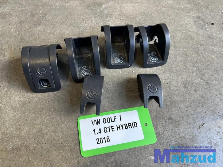 VW GOLF 7 ISOFIX Kapjes 2012-2019, Auto-onderdelen, Interieur en Bekleding, Volkswagen, Gebruikt, Ophalen of Verzenden