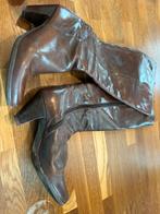 Bruin leren hoge laarzen. Maat 38, Kleding | Dames, Ophalen, Hoge laarzen, Bruin, Gedragen