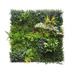 Kunsthaag 100x100 cm – Realistische Kunstplantenmat, Ophalen of Verzenden, Nieuw