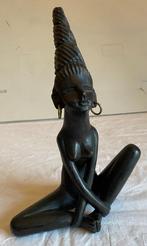 Prachtig houten beeld uit Sri Lanka of Filipijnen., Antiek en Kunst, Ophalen of Verzenden