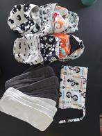 8 wasbare luiers met inleggers en wetbag., Kinderen en Baby's, Badjes en Verzorging, Ophalen of Verzenden, Gebruikt