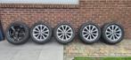 4 Originele Mercedes velgen + Dezent reservewiel, Auto-onderdelen, Banden en Velgen, Ophalen, Gebruikt, Velg(en), 17 inch