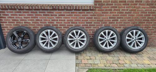 4 Originele Mercedes velgen + Dezent reservewiel, Auto-onderdelen, Banden en Velgen, Velg(en), All Season, 17 inch, 225 mm, Personenwagen