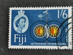 Fidji 1962 - représentation symbolique Date Line - carte, Timbres & Monnaies, Affranchi, Enlèvement ou Envoi