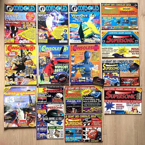 Retrogamingtijdschriften - Joypad - Consoles + - Supersonic, Games en Spelcomputers, Spelcomputers | Overige Accessoires, Zo goed als nieuw