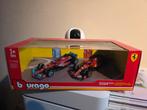 Set van 2 bburago f1 ferrari sf24 1/43rd, Ophalen of Verzenden, Nieuw, Auto